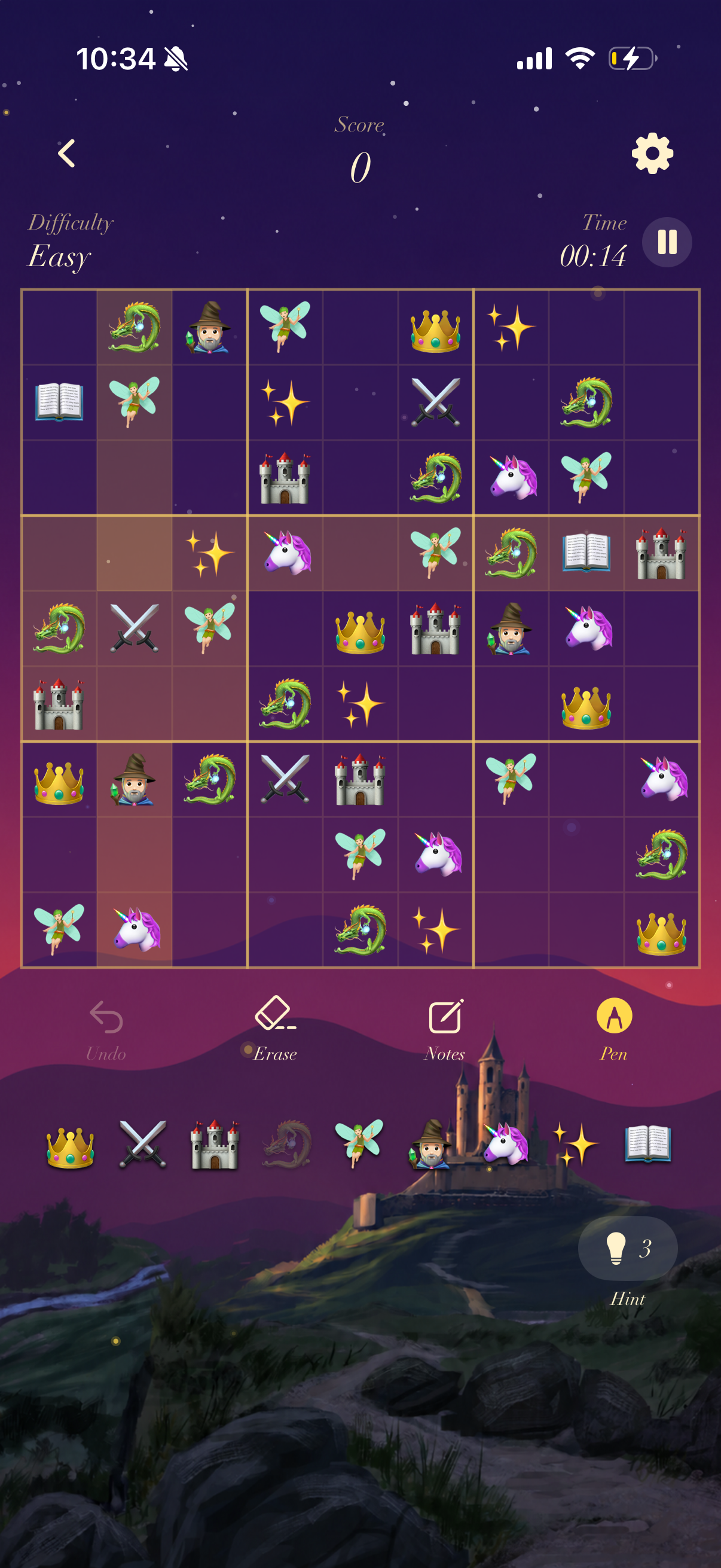 Fantasy emoji style