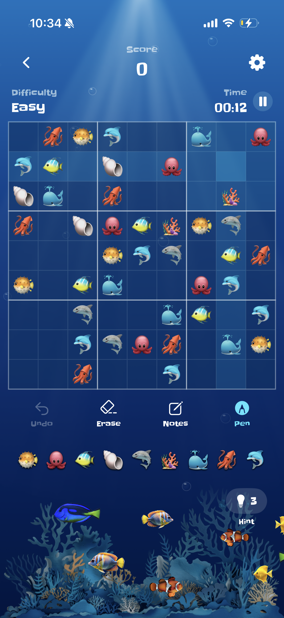 Ocean emoji style